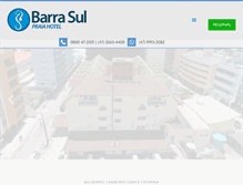 Tablet Screenshot of barrasulhotel.com.br